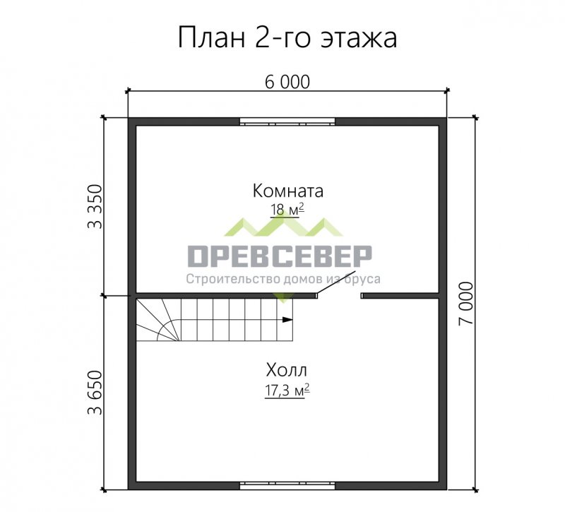 Дома из бруса с балконом и планировкой