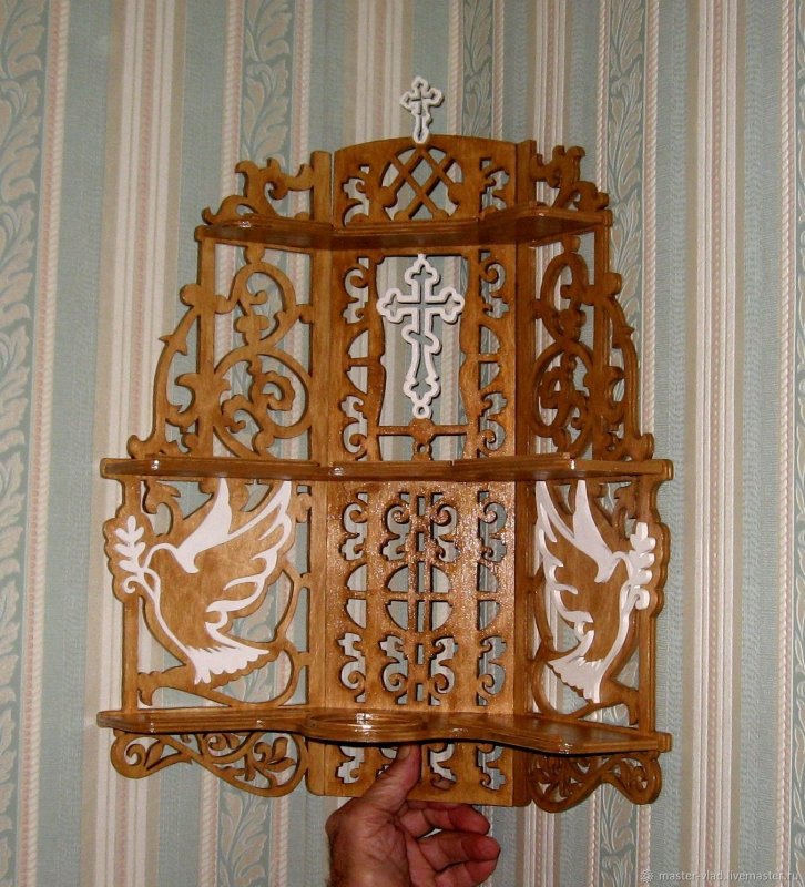 Полки под иконы угловые