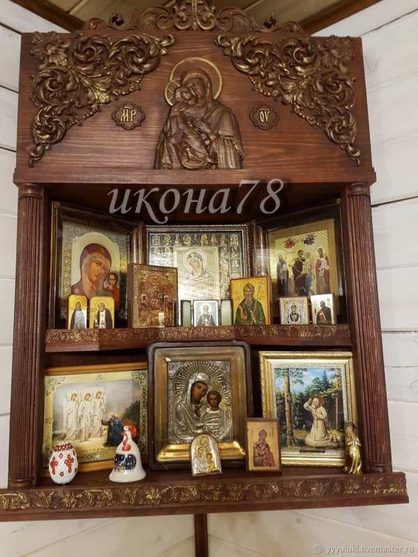 Полка киот для икон