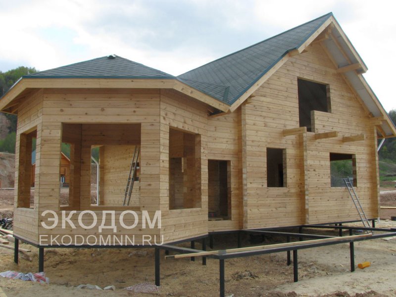Строительство дома из бруса с нуля