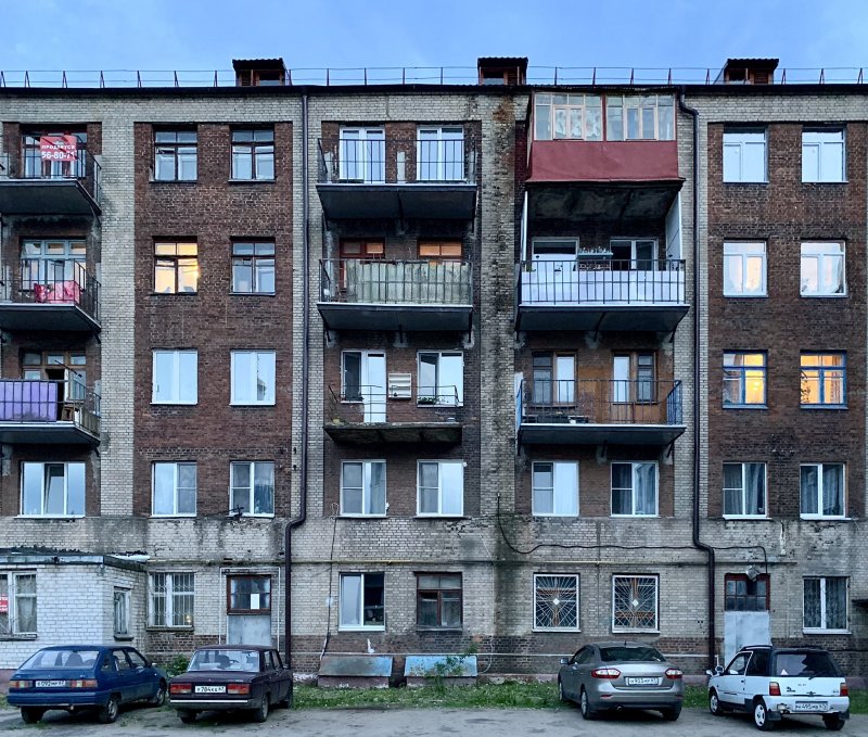 Хрущевки летом