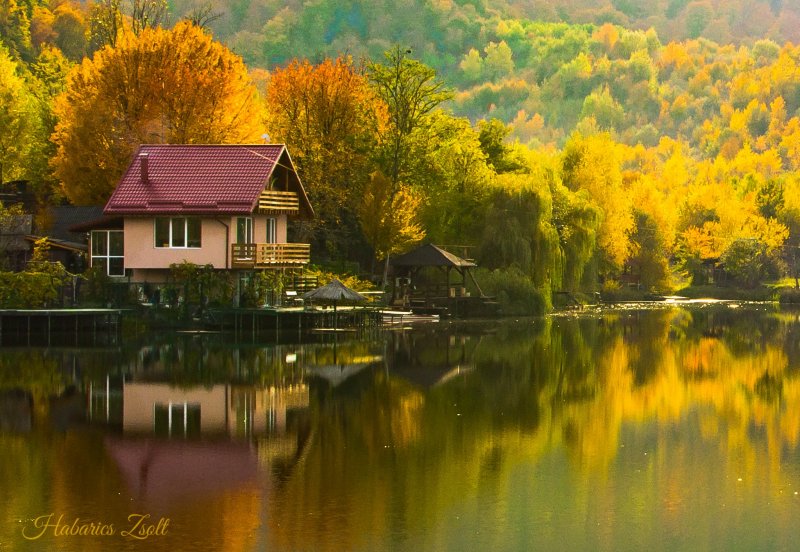Красивые домики на природе