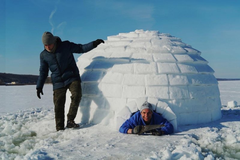 Жилище эскимосов изо льда