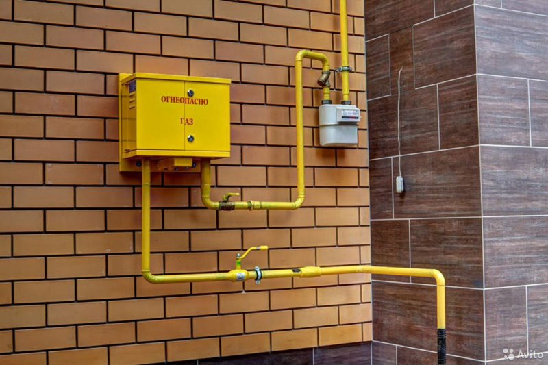 Газовая труба в частном доме
