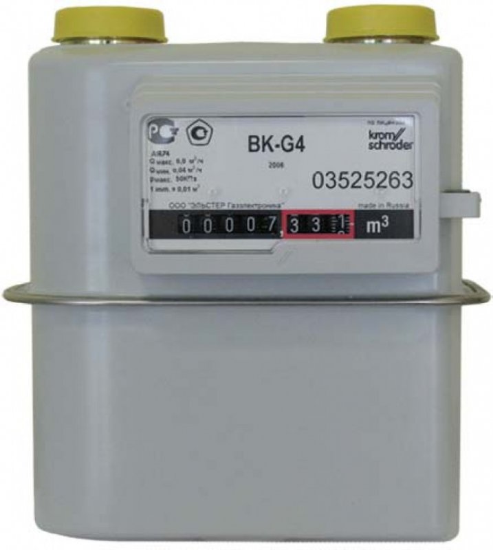 BK g4t газовый счетчик
