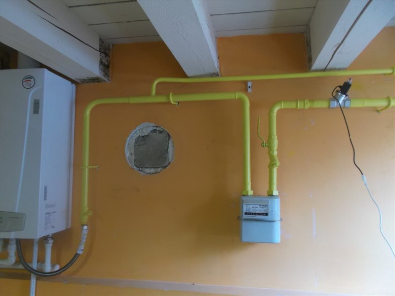 Пломба на счетчике газа