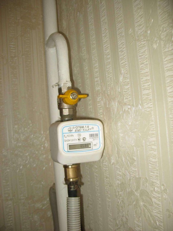 Монтаж газового счетчика в частном доме