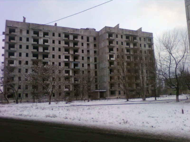 Заброшенный дом 9 этажка