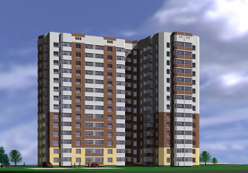 16ти этажка в Екатеринбурге