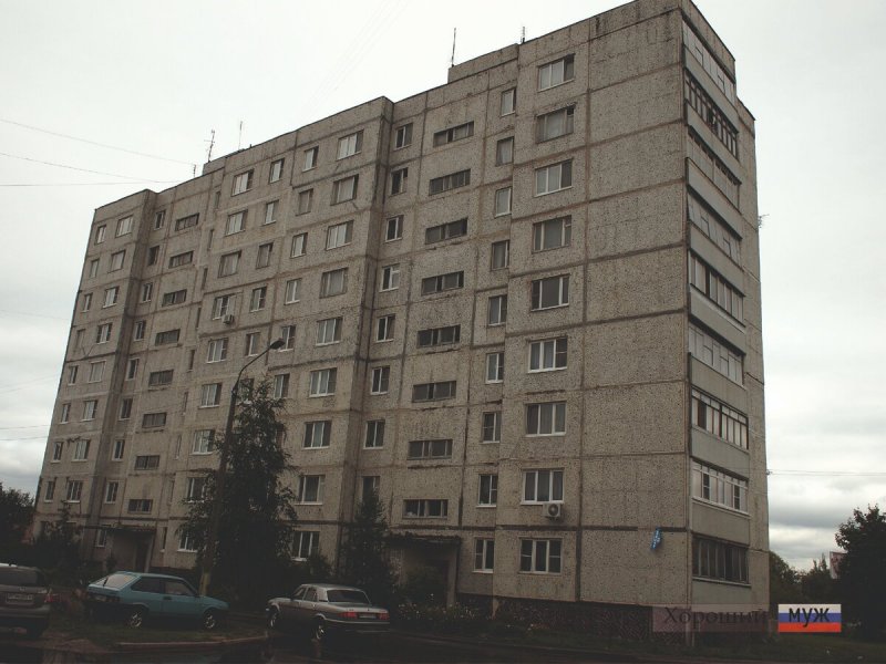 Двухподъездный девятиэтажный дом