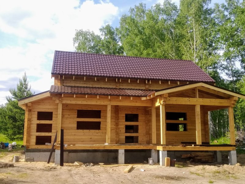 Строительство дома из бруса своими руками