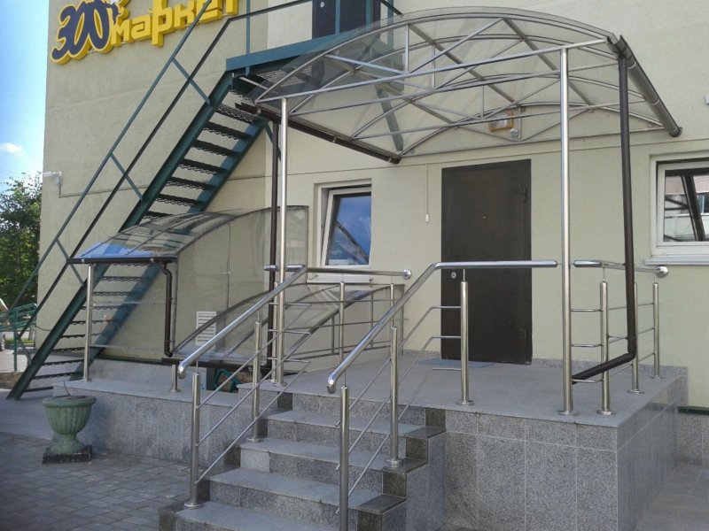 Входная группа нержавейка