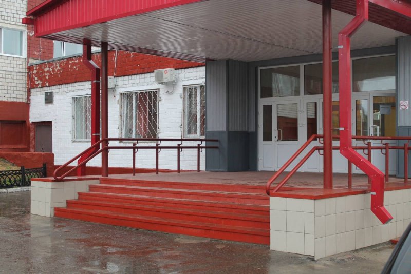 Входная группа зданиях школ