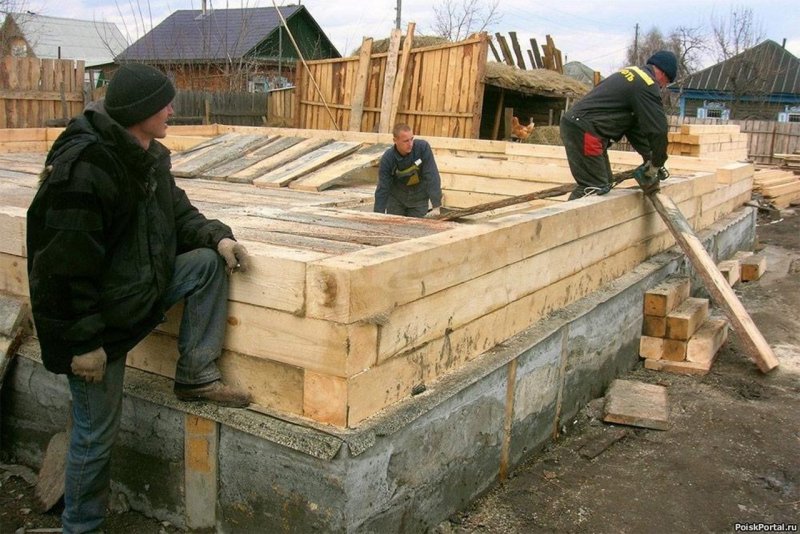 Стройка домов из бруса своими руками