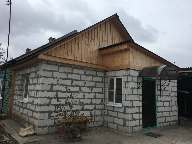 Пристройка из газосиликатных блоков
