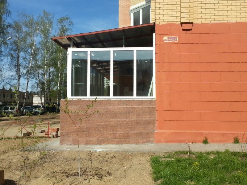 Пристройка котельной к дому из пеноблоков