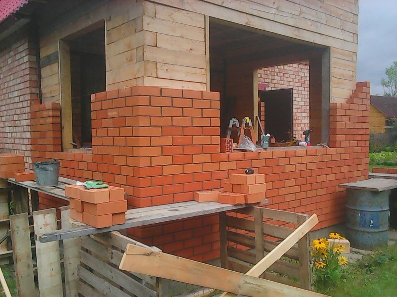Пристрой к дому из газосиликата