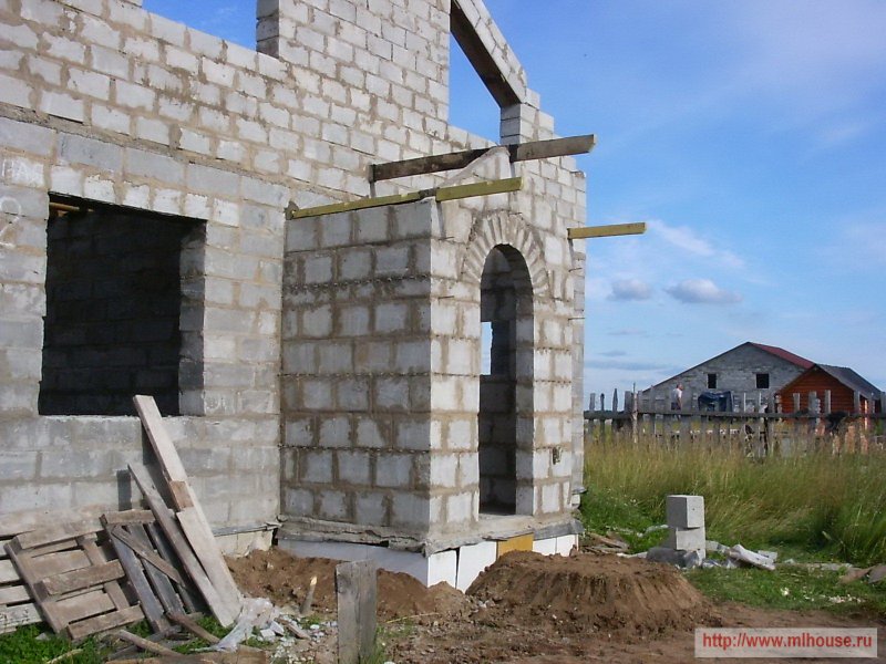 Дома из газобетона