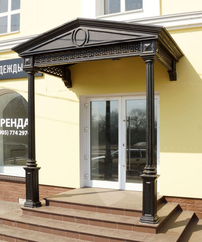 Алюминиевая дверь 700x2200 мм.