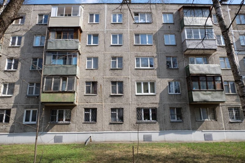 Панельный дом хрущевка