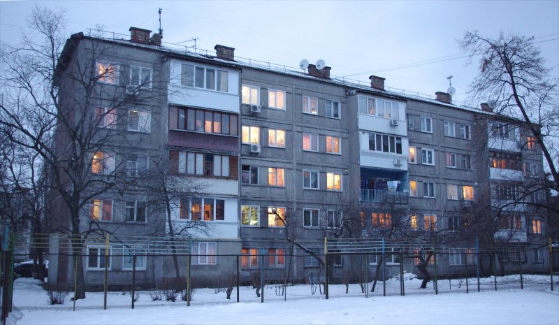 Хрущевка фасад