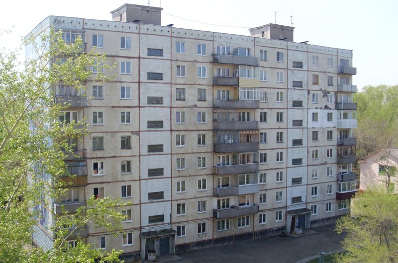 Панельная 9ти этажка в Москве