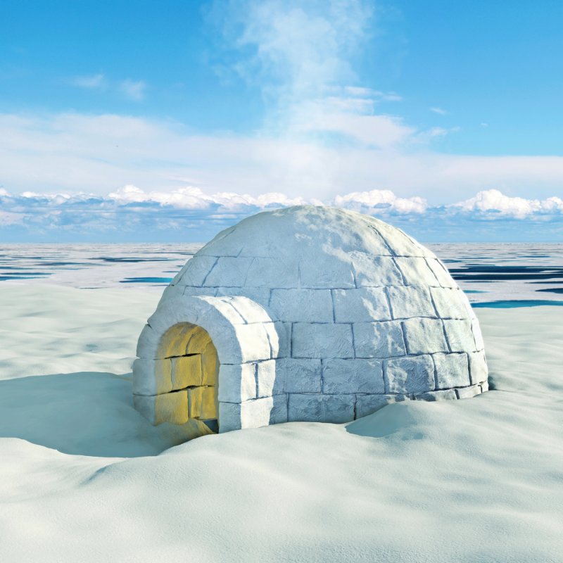 Igloo Alaska башня