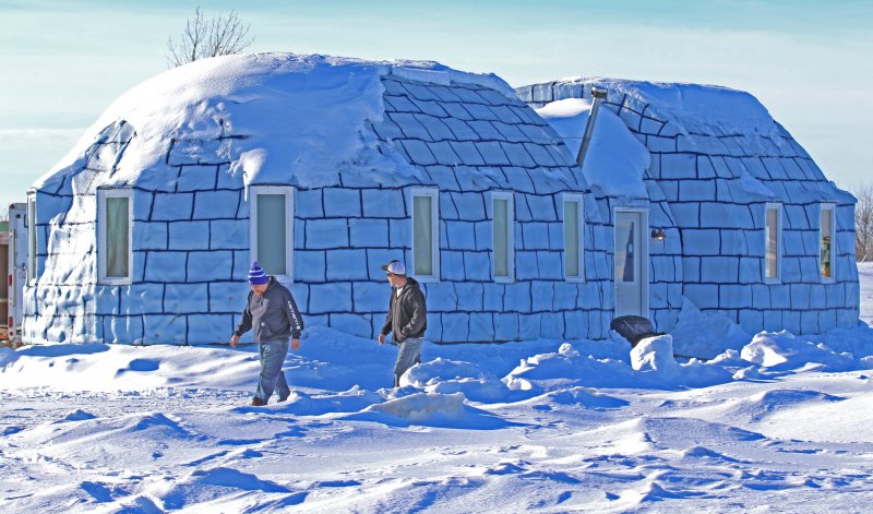 Снежное жилище эскимосов