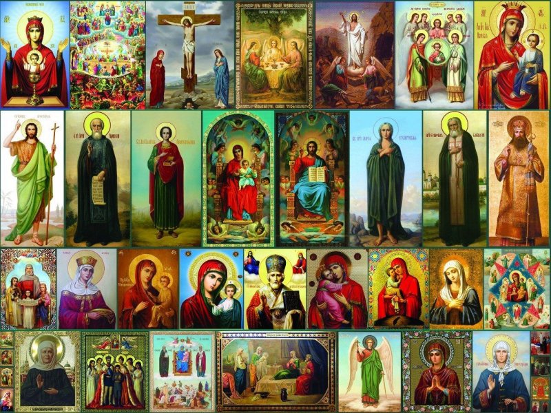 Много икон в доме