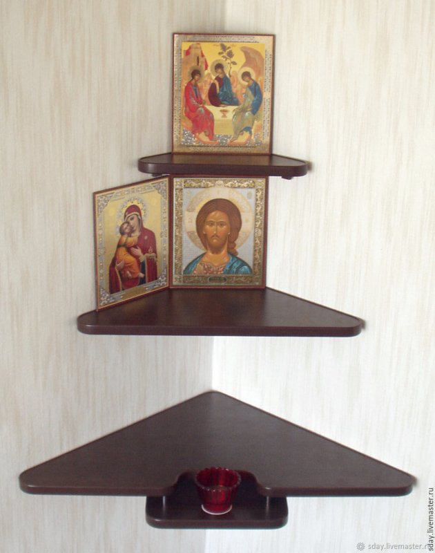 Иконостас домашний угловой