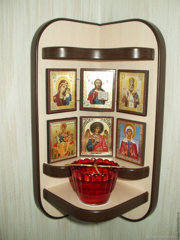 Угловой мини иконостас
