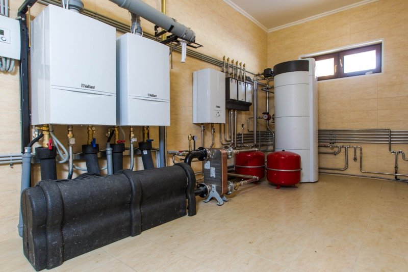 Потолок в газовой котельной в частном доме