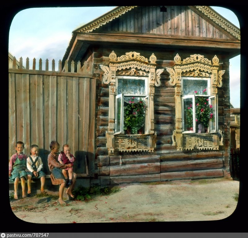 Старинные Деревенские домики