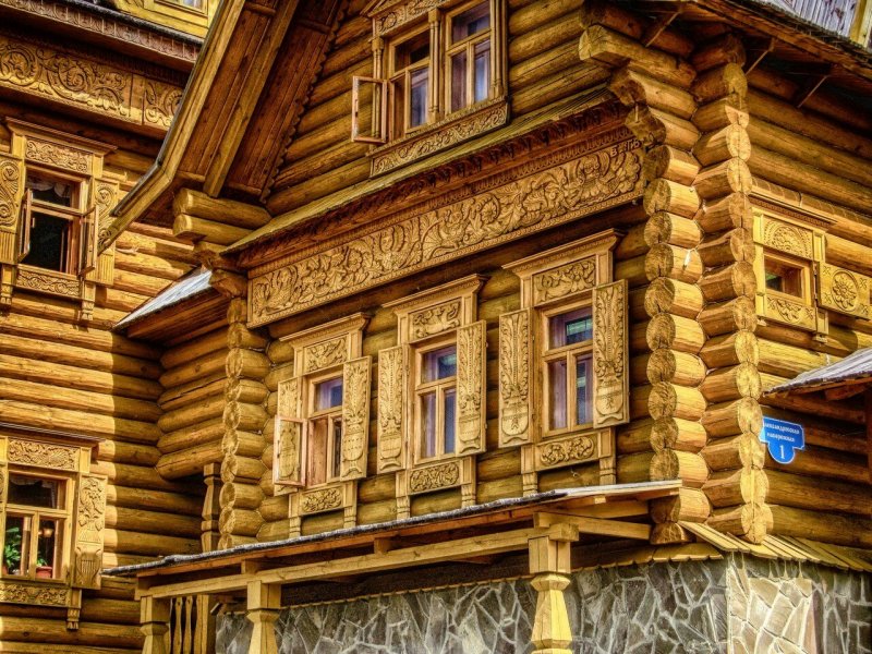 Нижегородская область Городец музей деревянного зодчества