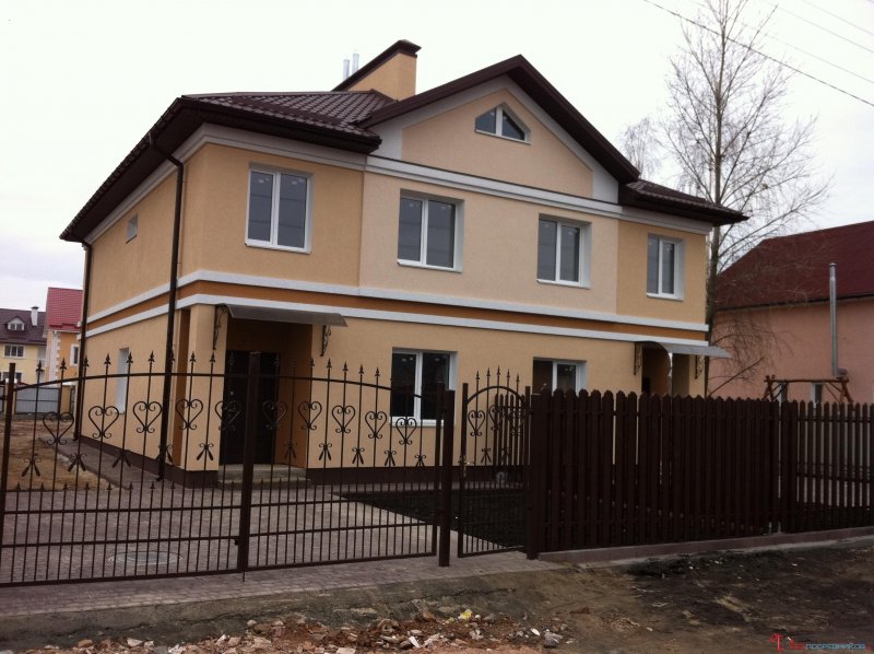 Таунхаус фасады штукатурка