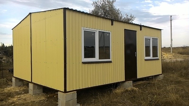 Жилой дачный домик вагончик