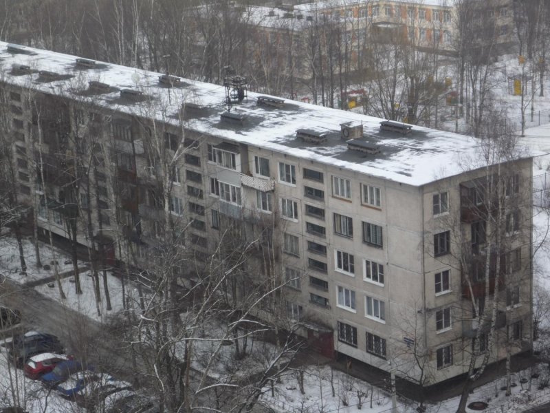 Хрущевка 1 335 крыша