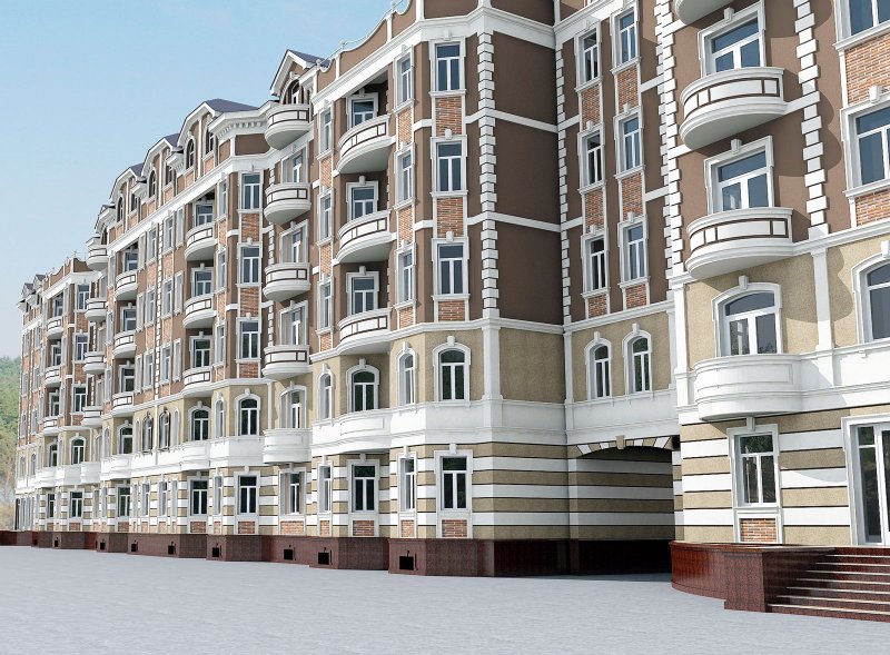 Красивые фасады многоэтажных домов