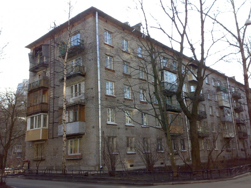 Хрущевка экспериментальная серия Санкт Петербург