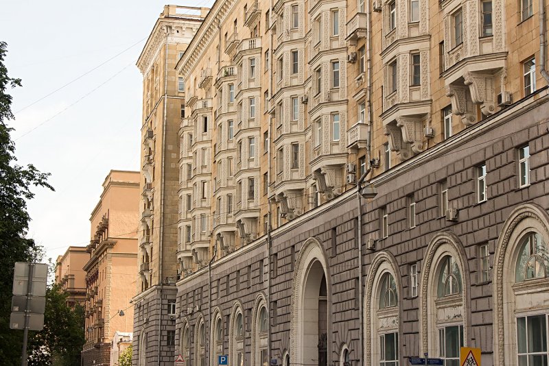 Московский проспект Киев сталинская архитектура
