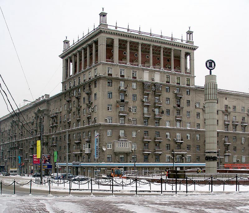 Сталинские здания Кутузовский проспект