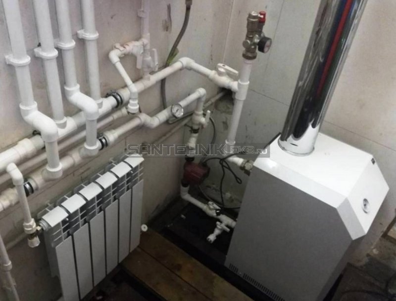 Обвязка ГАЗ котла отопления