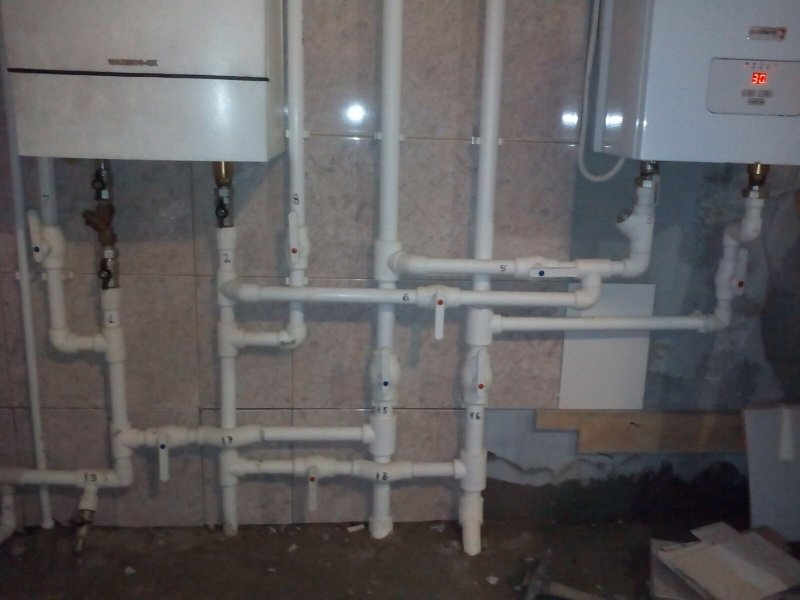Обвязка газового двухконтурного котла отопления полипропиленом