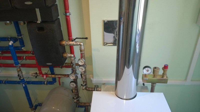 Напольный газовый котел с бойлером косвенного нагрева