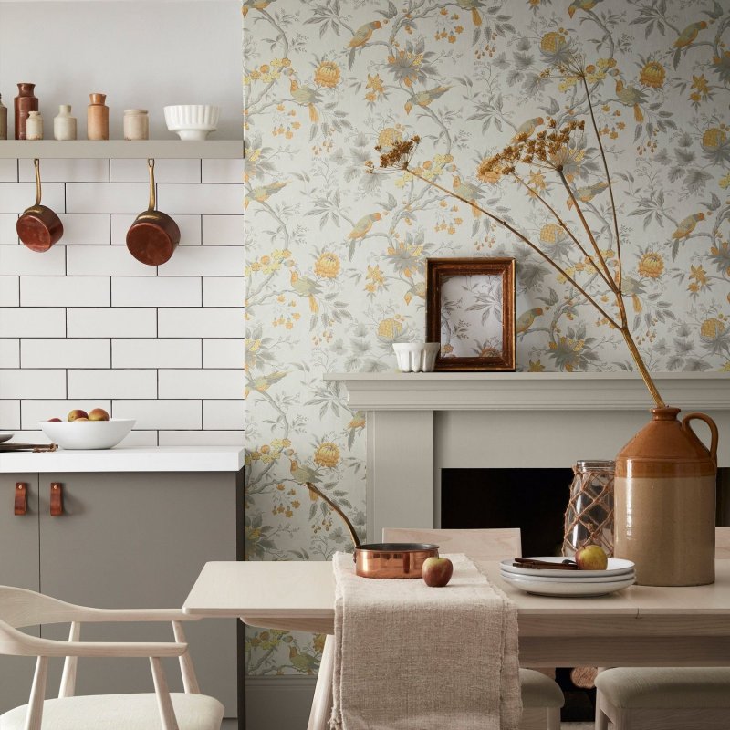 Обои little Greene Archive Trails в интерьере