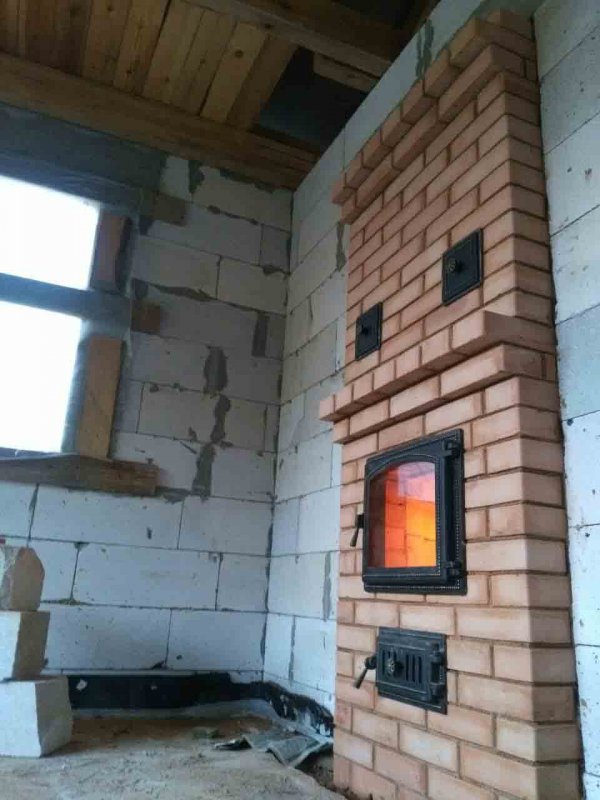 Дровяная печь голландка
