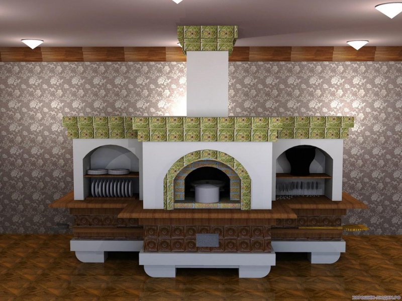 Дом с русской печкой