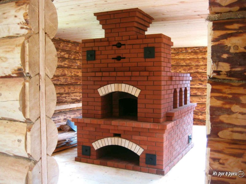 Кирпичная русская печь