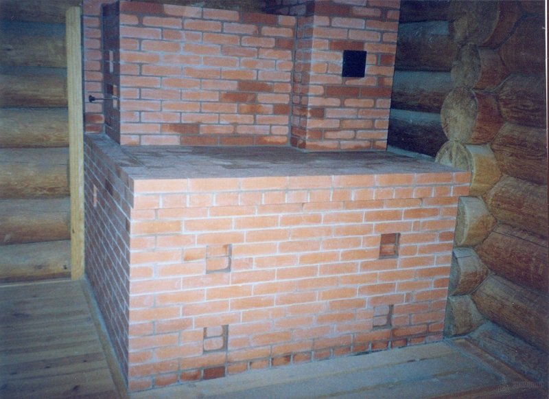 Большая русская печь с лежанкой