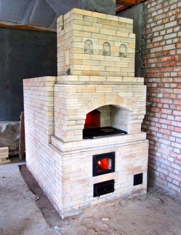 Мини русская печь